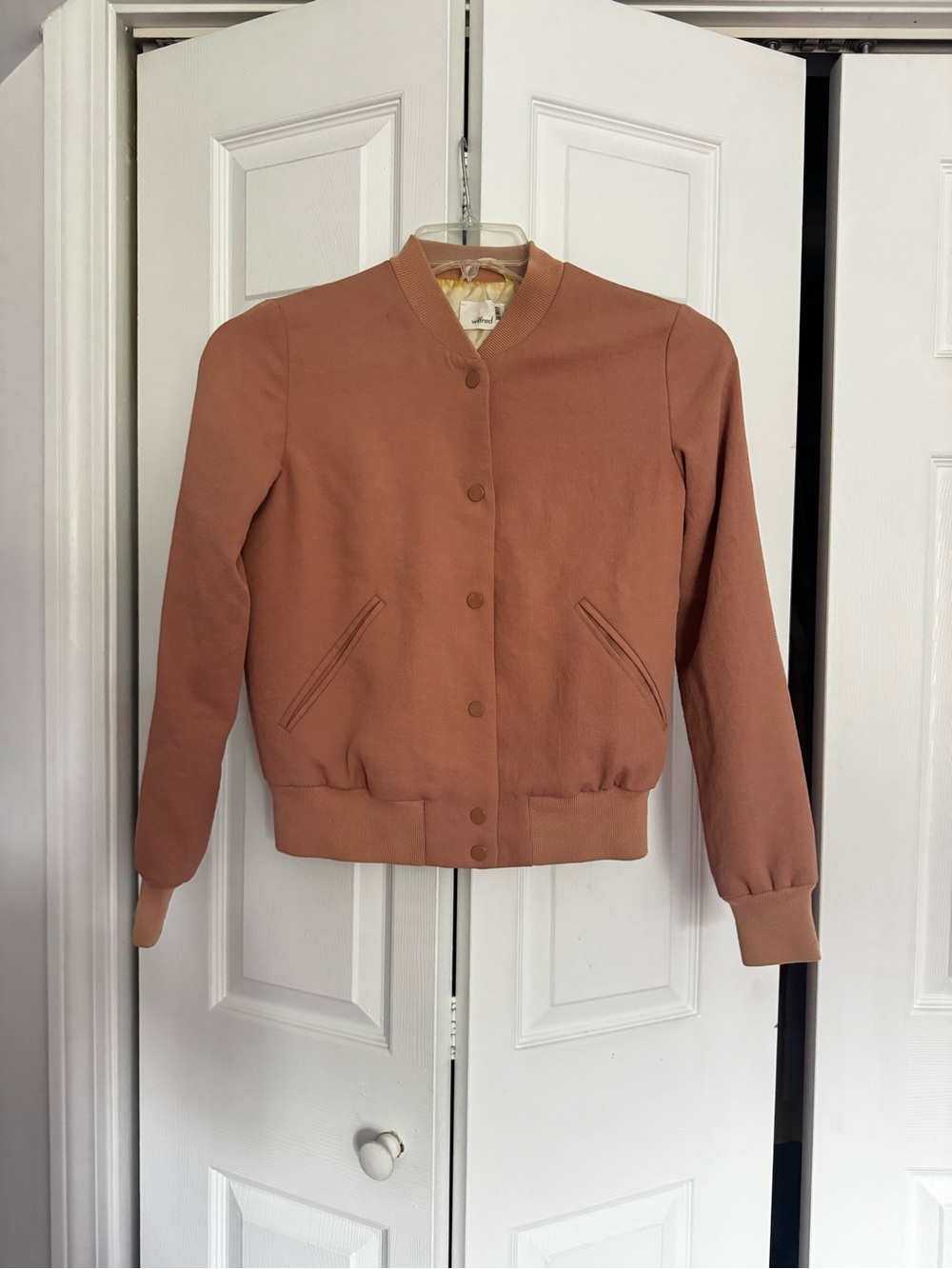 Women’s Lightweight Mauve Bomber Jacket